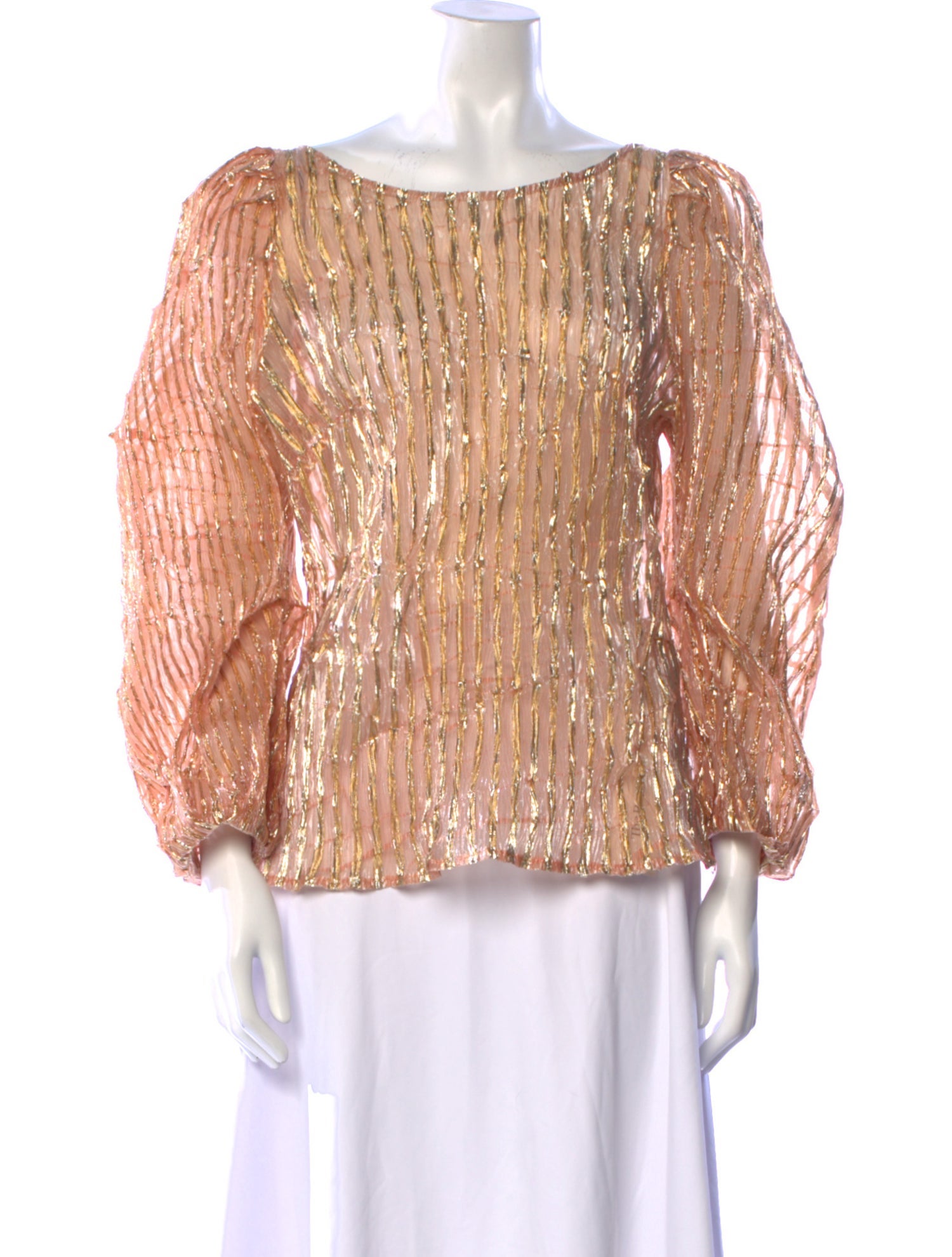 Rachel Comey Scoop Neck Three-Quarter Sleeve Blouse